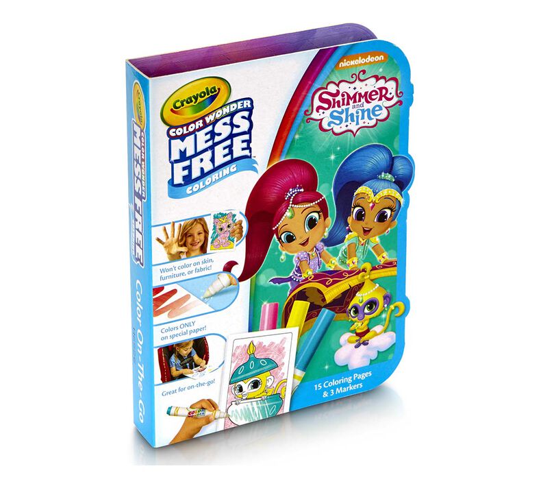 Color Wonder Mess Free On the Go, Shimmer and Shine